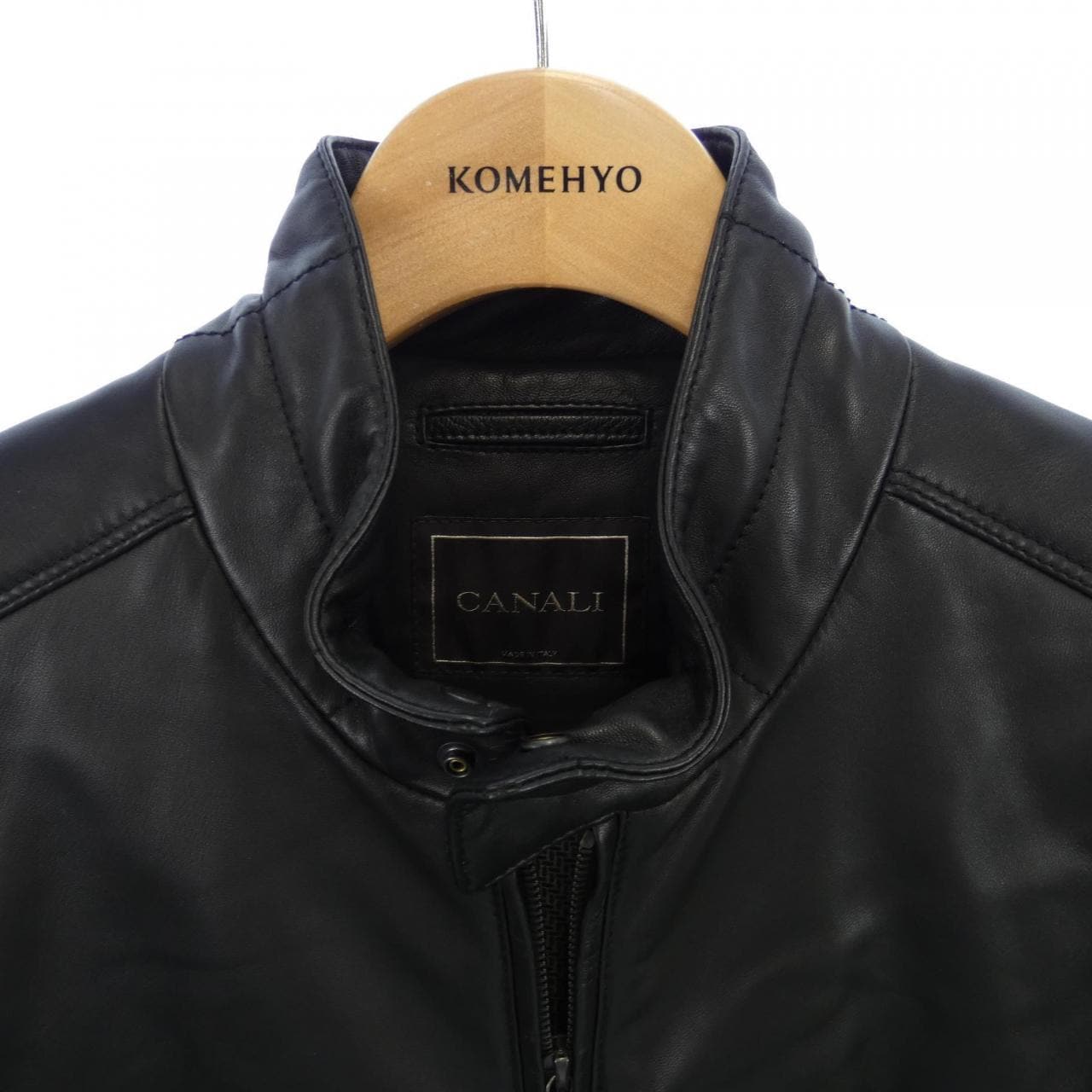 CANALI leather jacket