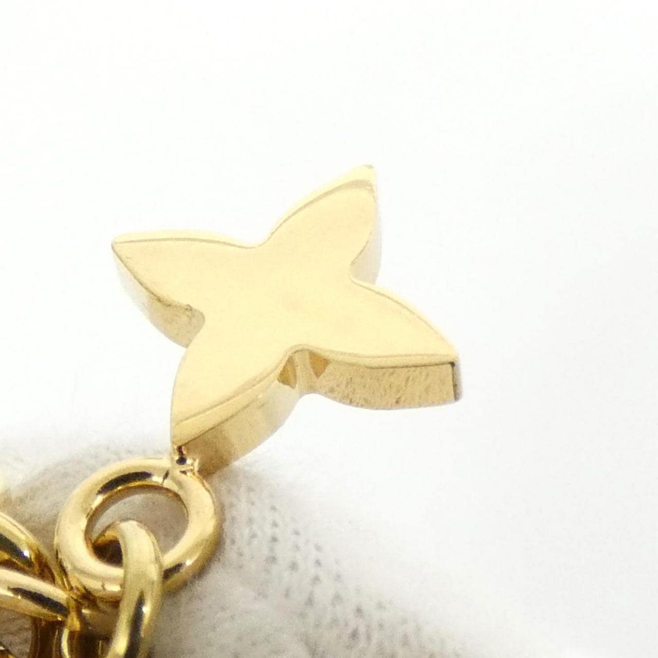 ルイヴィトン モノグラム ポルト クレ ブルーミング フラワーBB M63085 キーホルダー