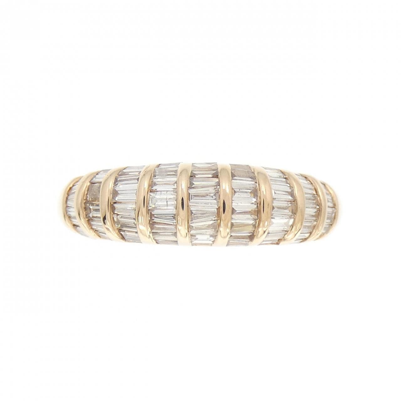 K18PG ダイヤモンド リング 0.75CT