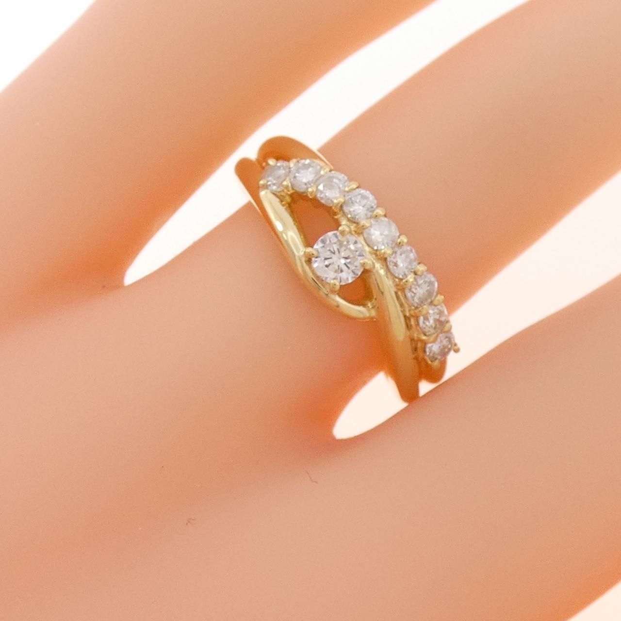 K18YG ダイヤモンド リング 0.51CT