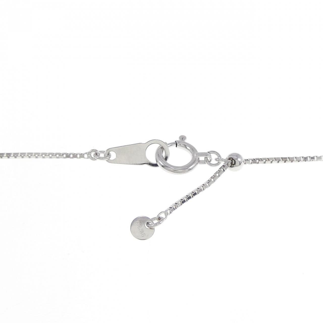 K18WG ダイヤモンド ネックレス 0.30CT