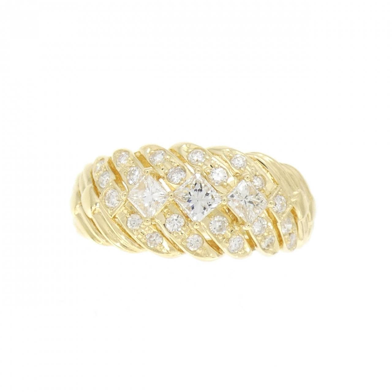 K18YG ダイヤモンド リング 0.54CT
