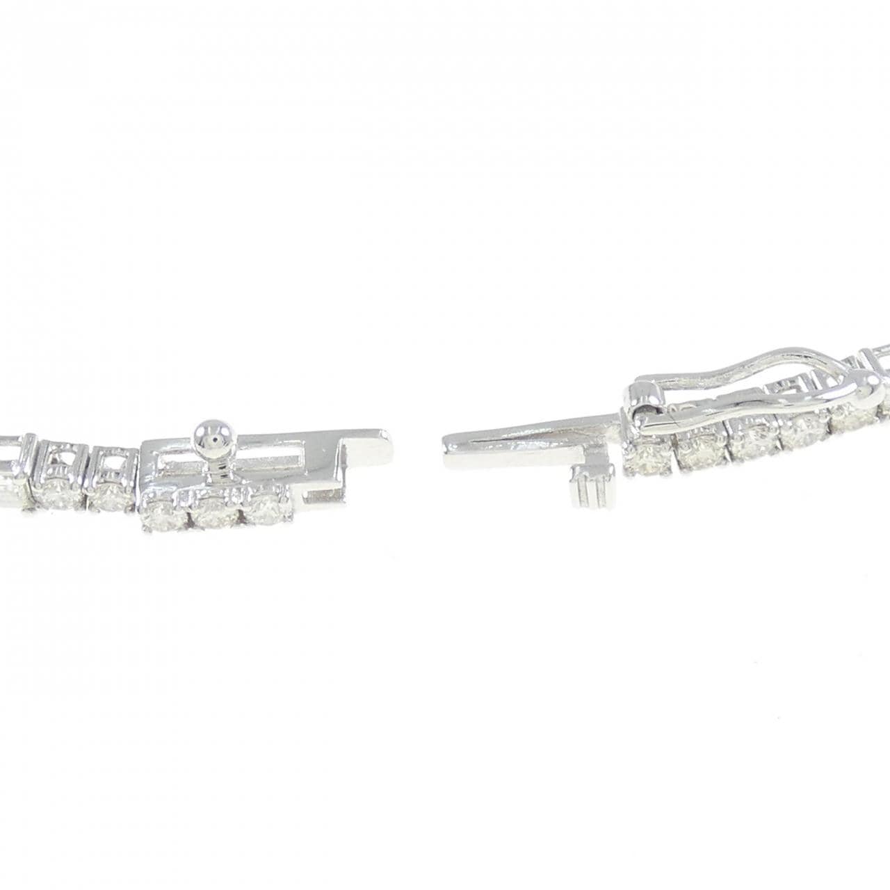 【新品】K18WG ダイヤモンド ブレスレット 2.00CT