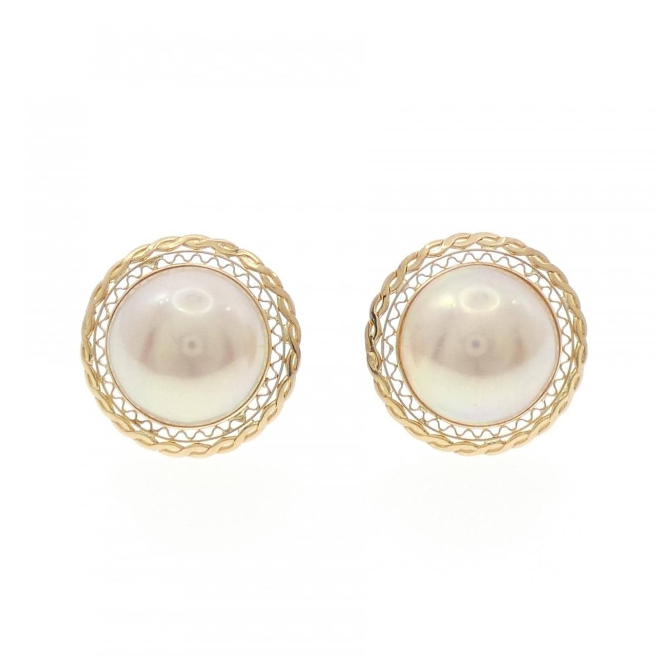 K18YG マベパール ピアス