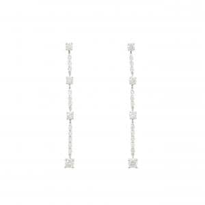 LINE ダイヤモンド ピアス 0.60CT