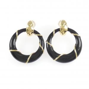 K18YG オニキス イヤリング