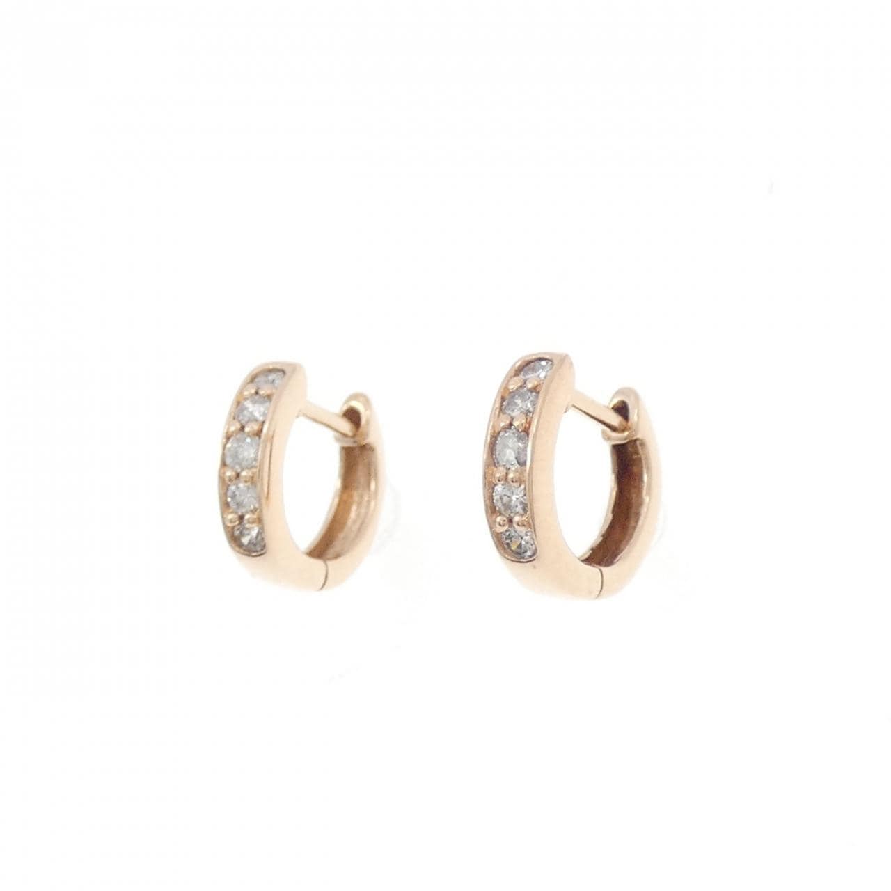 K10PG ダイヤモンド ピアス 0.20CT