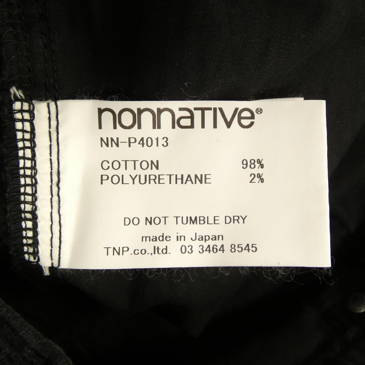 ノンネイティブ NONNATIVE パンツ
