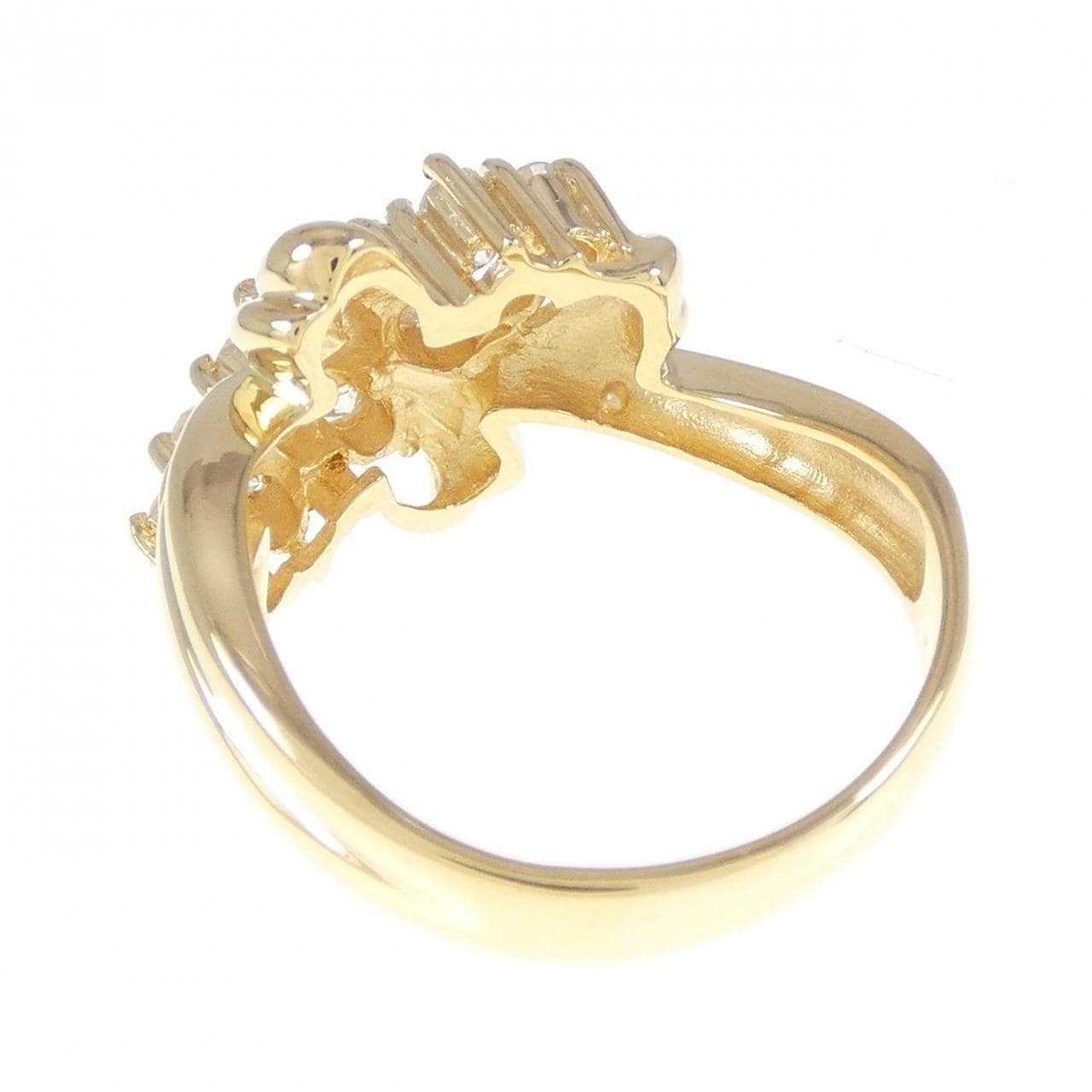 K18YG ダイヤモンド リング 0.55CT