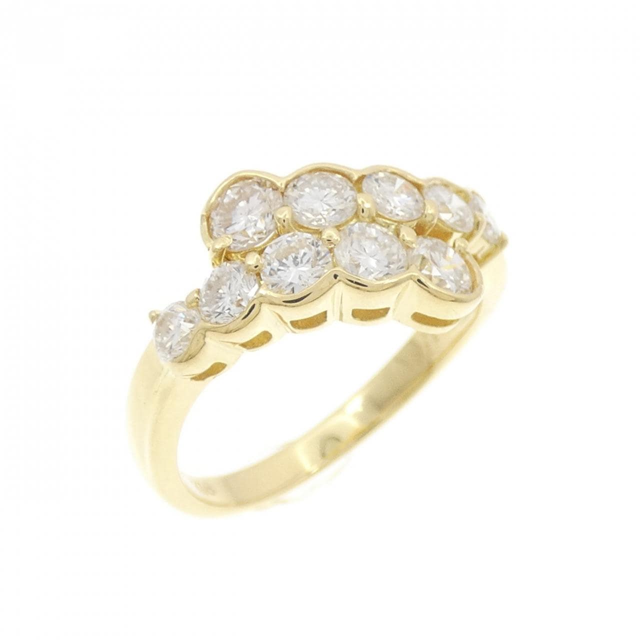 K18YG ダイヤモンド リング 1.14CT