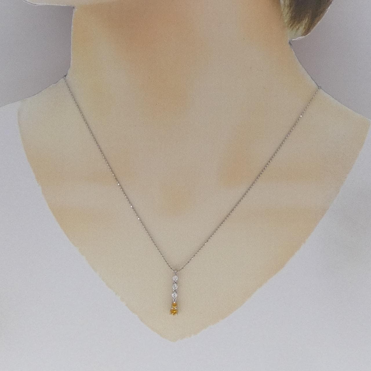 PT900/PT850 ダイヤモンド ネックレス 0.43CT