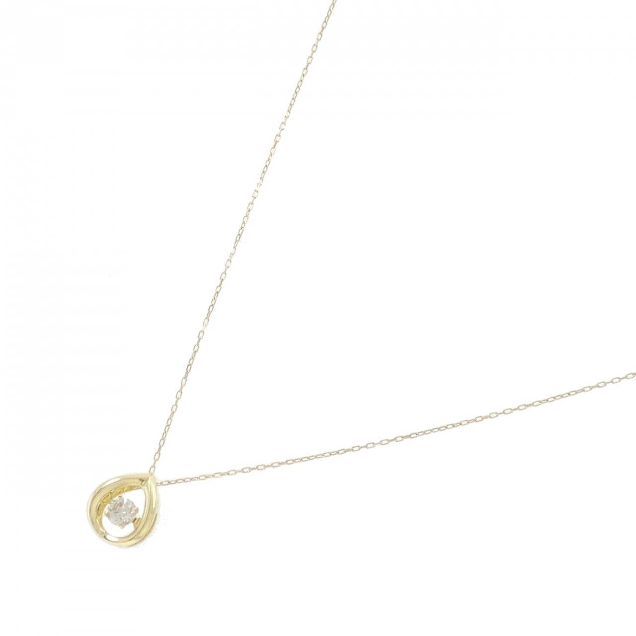 K18YG ダイヤモンド ネックレス 0.10CT