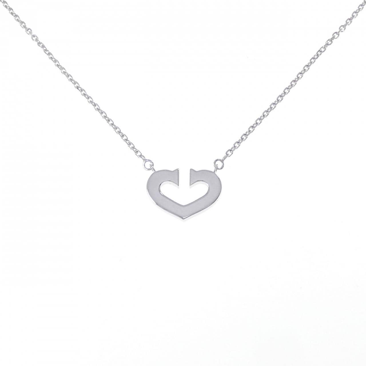 カルティエ Cハート ネックレス