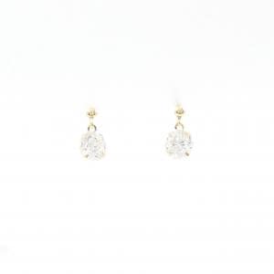 【新品】K18YG キュービック ピアス