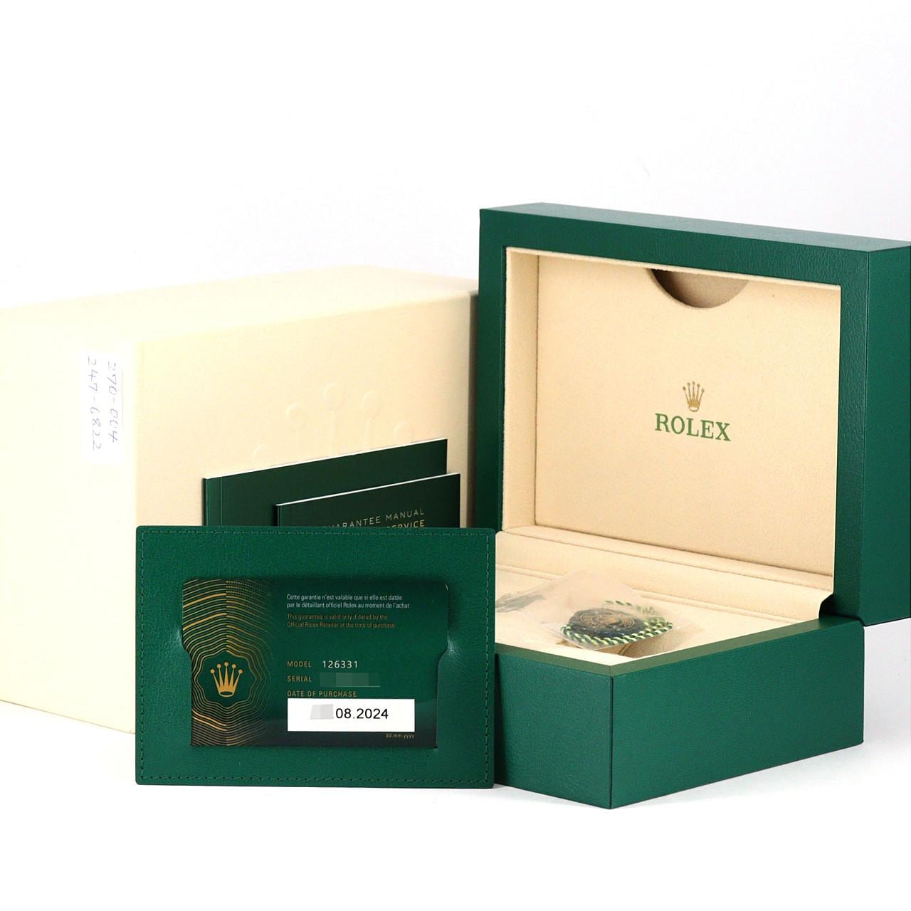 ロレックス デイトジャスト 126331 SSxPG 自動巻 ランダム番