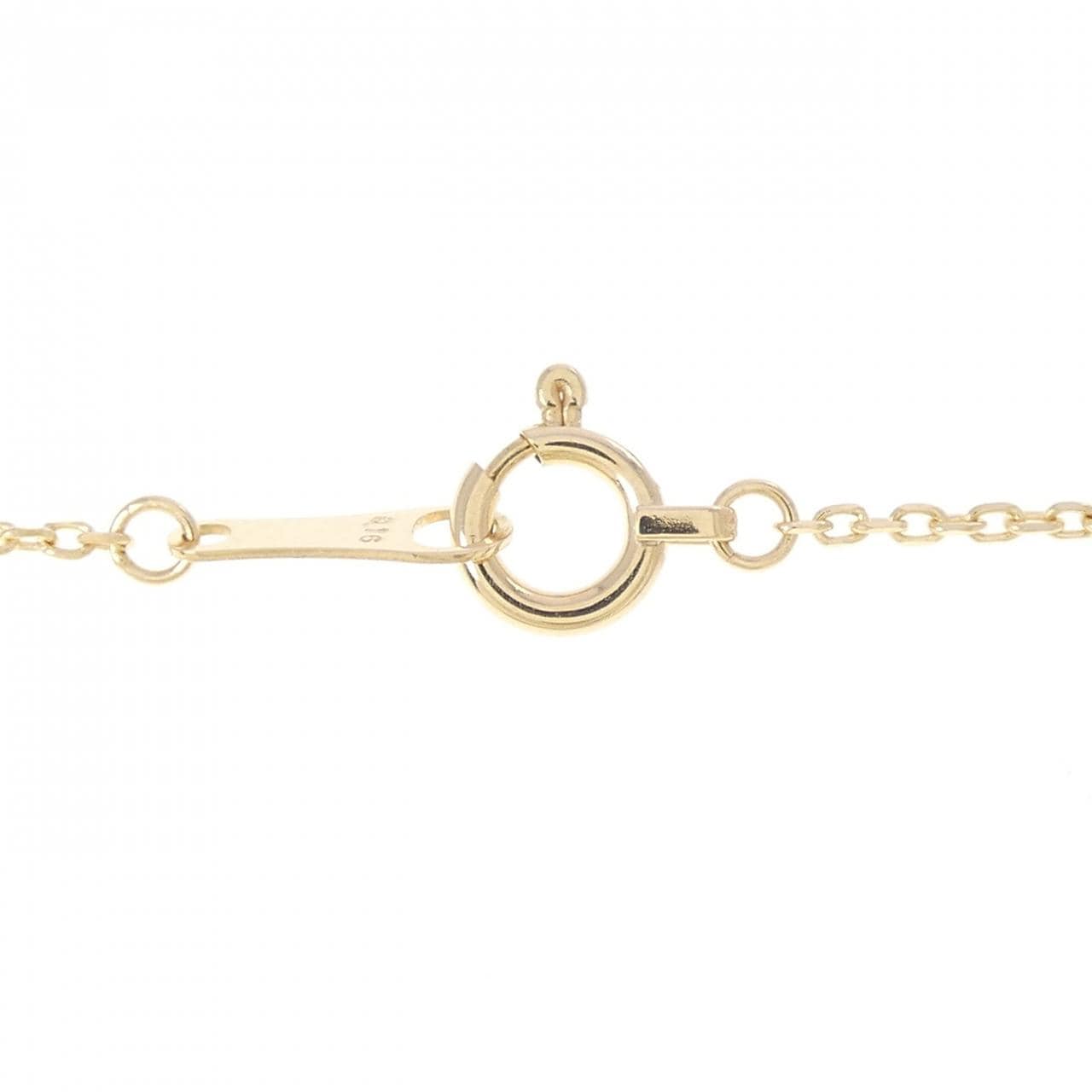 K18YG ダイヤモンド ネックレス 0.16CT