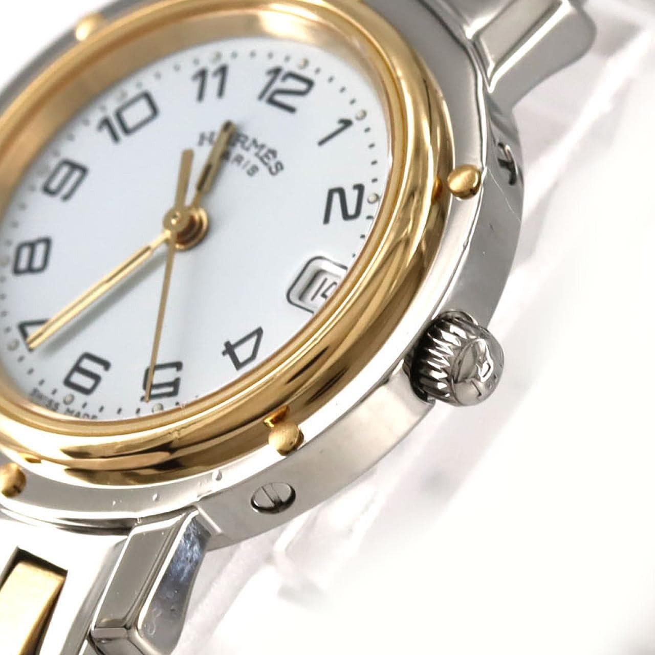 エルメス クリッパー コンビ CL4.220 SSxGP クォーツ