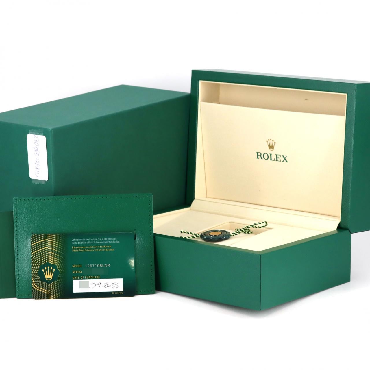 ロレックス GMTマスターⅡ 126710BLNR･3 SS 自動巻 ランダム番