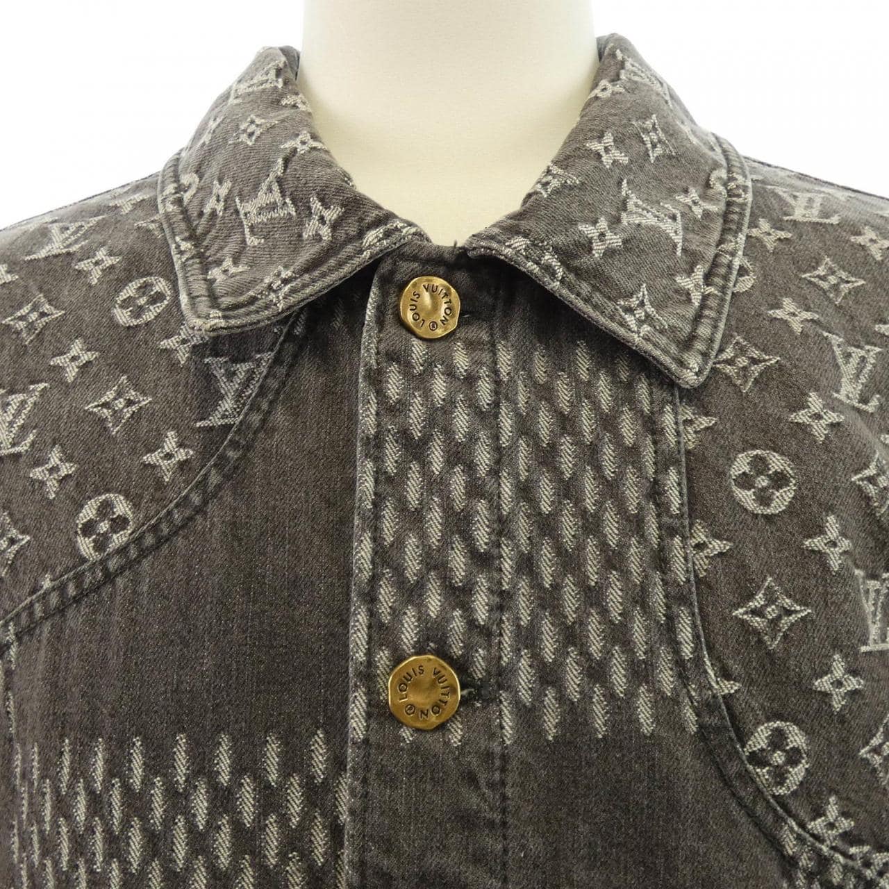 ルイヴィトン LOUIS VUITTON ジャイアントダミエ NIGO HJA11WUZC デニムジャケット