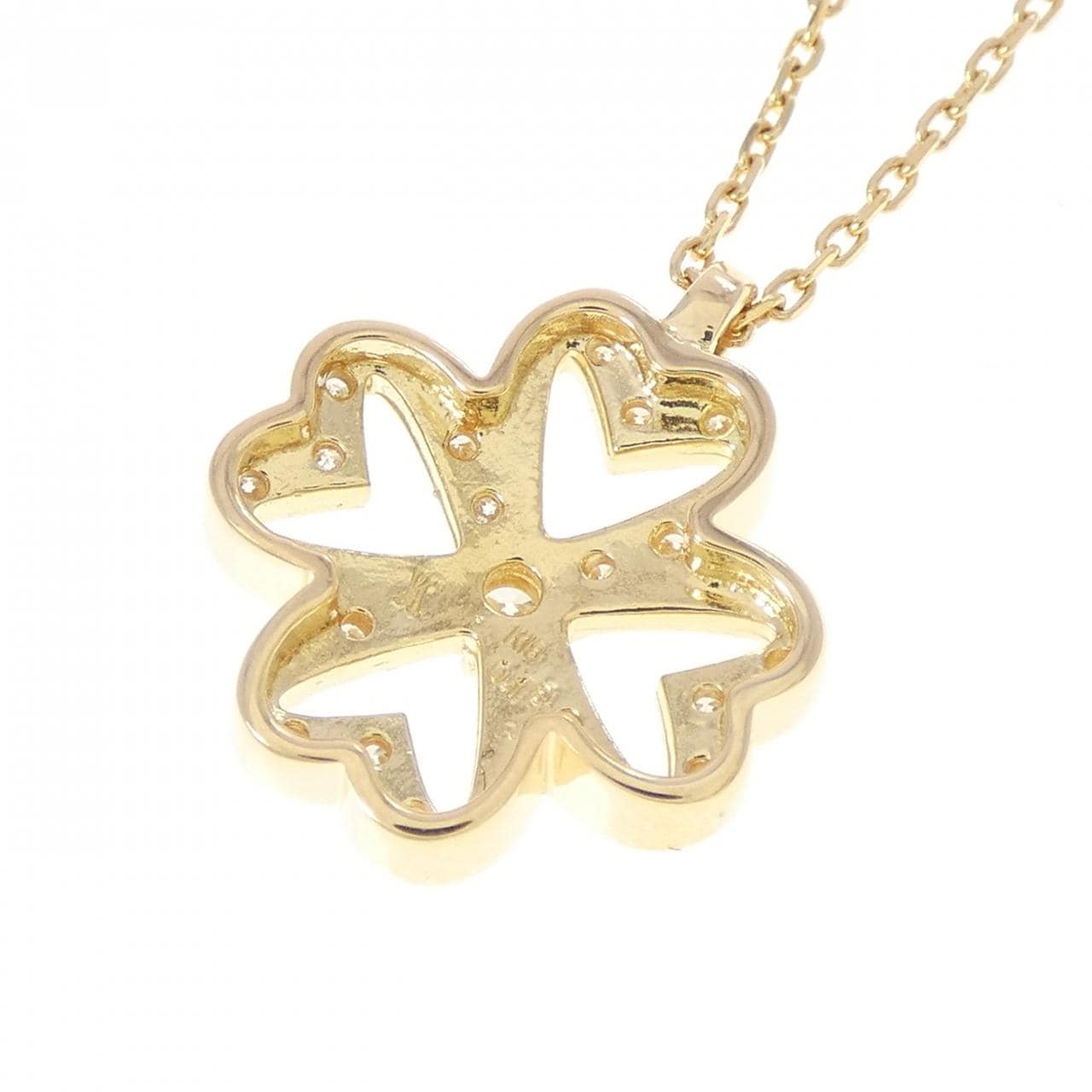 ヴァンドーム ダイヤモンド ネックレス 0.18CT