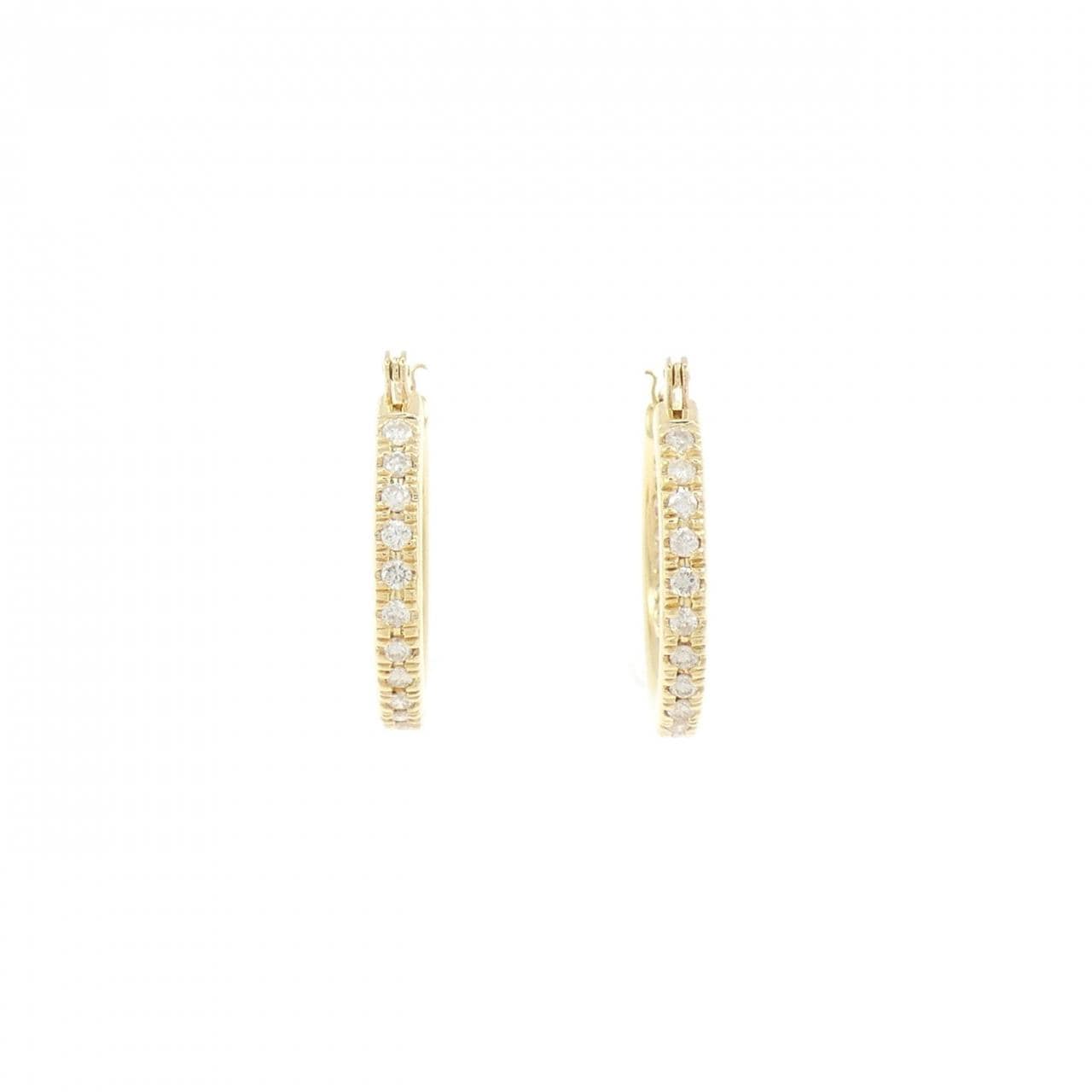 K18YG ダイヤモンド ピアス 0.50CT