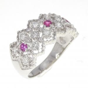 PT ルビー リング 0.15CT