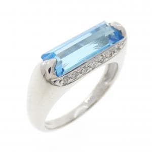 PT900 ブルートパーズ リング 2.07CT