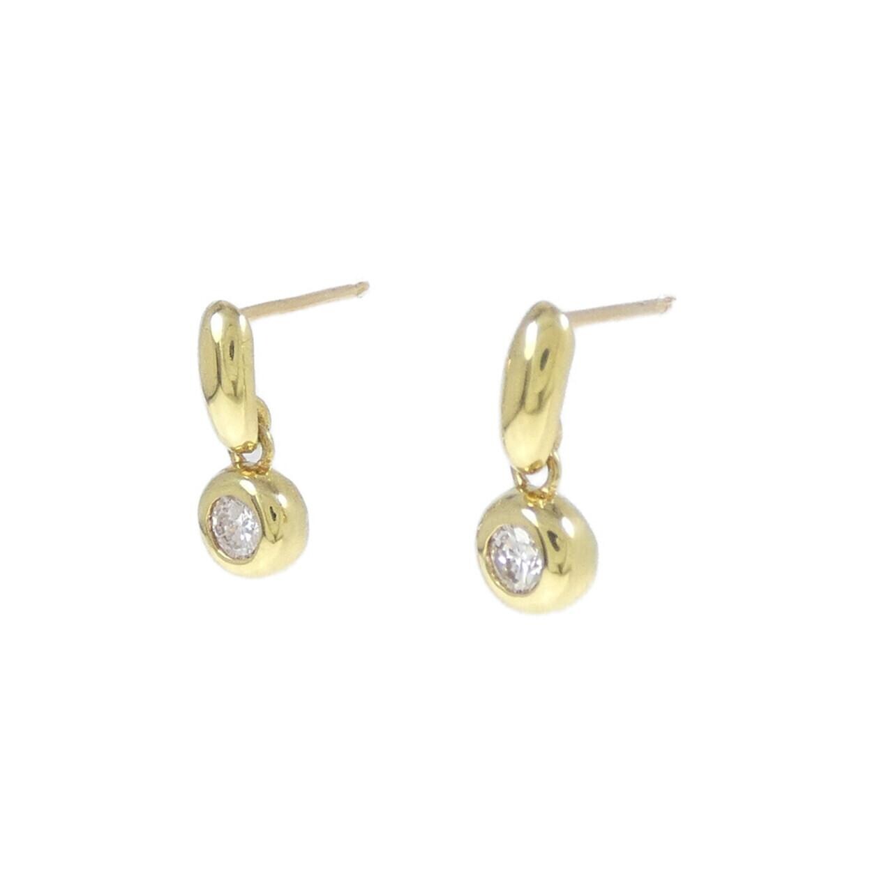 K18YG Diamond earrings 0.20CT
