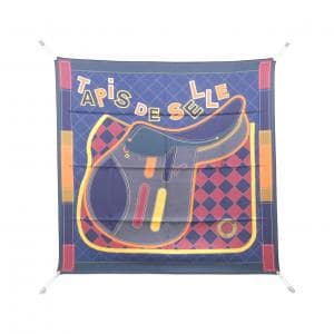 エルメス TAPIS DE SELLE カレ ダブル フェイス 904040S スカーフ