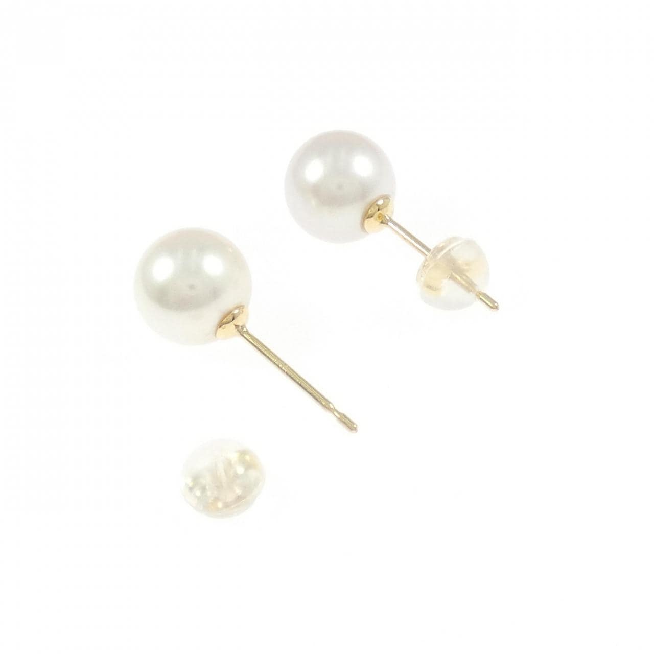 K18YG アコヤパール ピアス 8mm