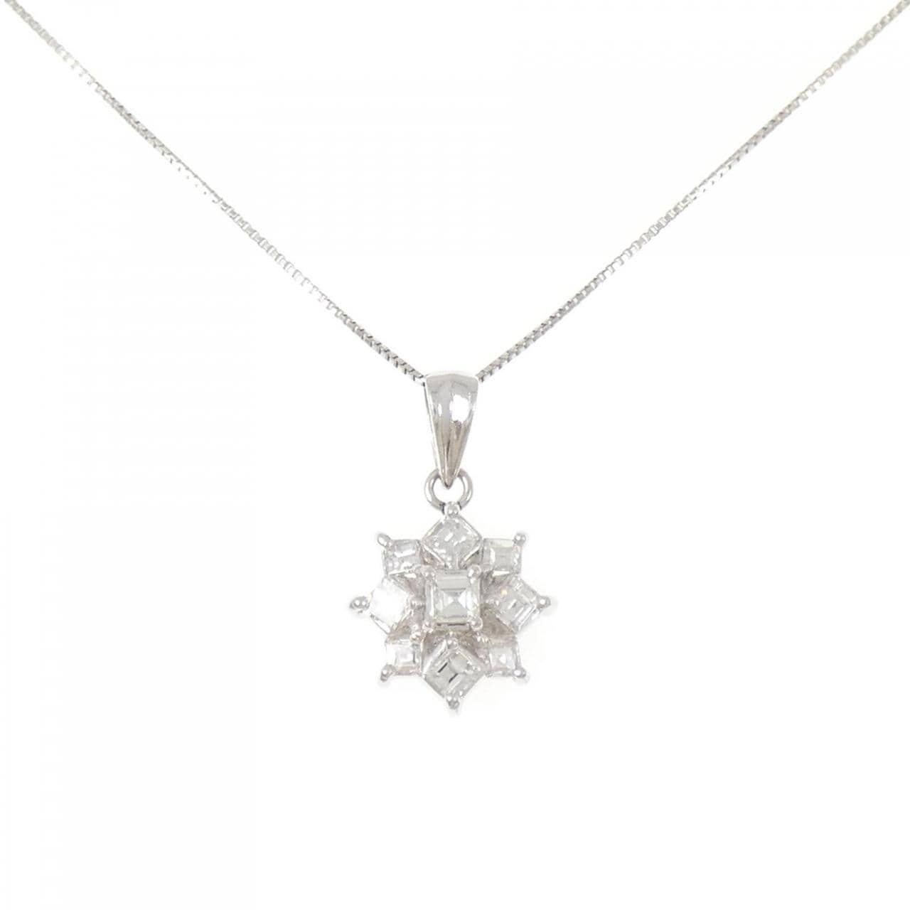 PT900/PT850 ダイヤモンド ネックレス 0.50CT