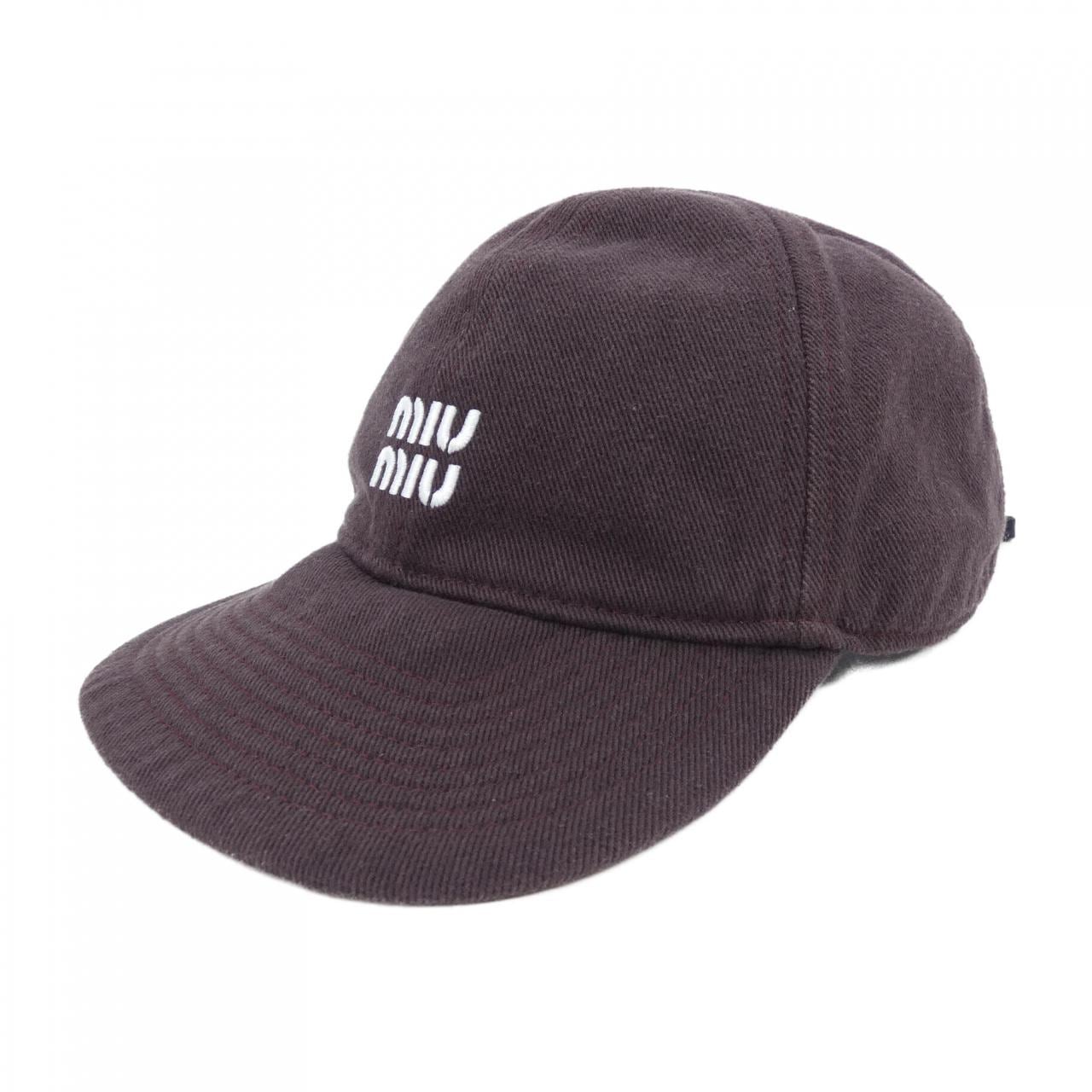 ミュウミュウ MIU MIU キャップ