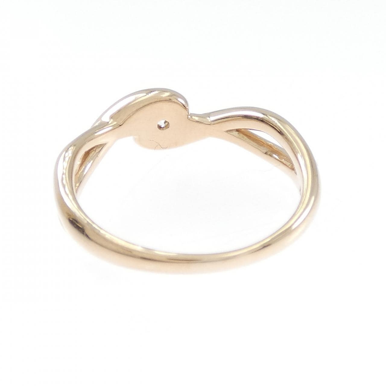 K18PG ダイヤモンド リング 0.15CT