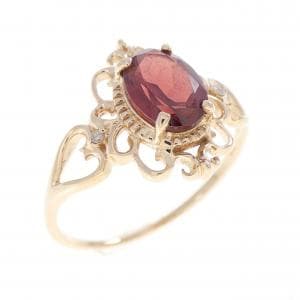 K10PG ガーネット リング