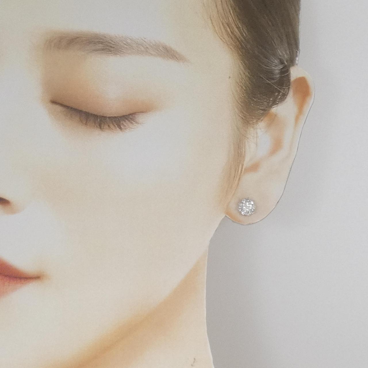 PT900 ダイヤモンド ピアス 0.70CT