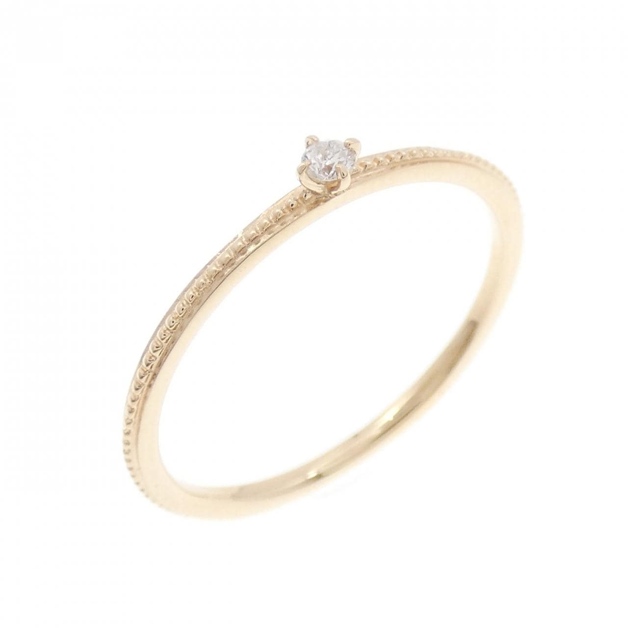 アガット ダイヤモンド リング 0.03CT
