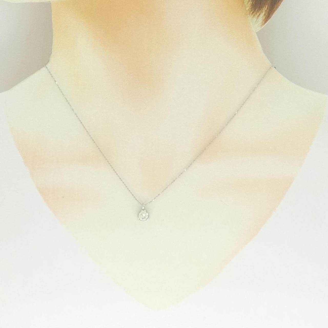 PT900/PT850 ダイヤモンド ネックレス 0.30CT