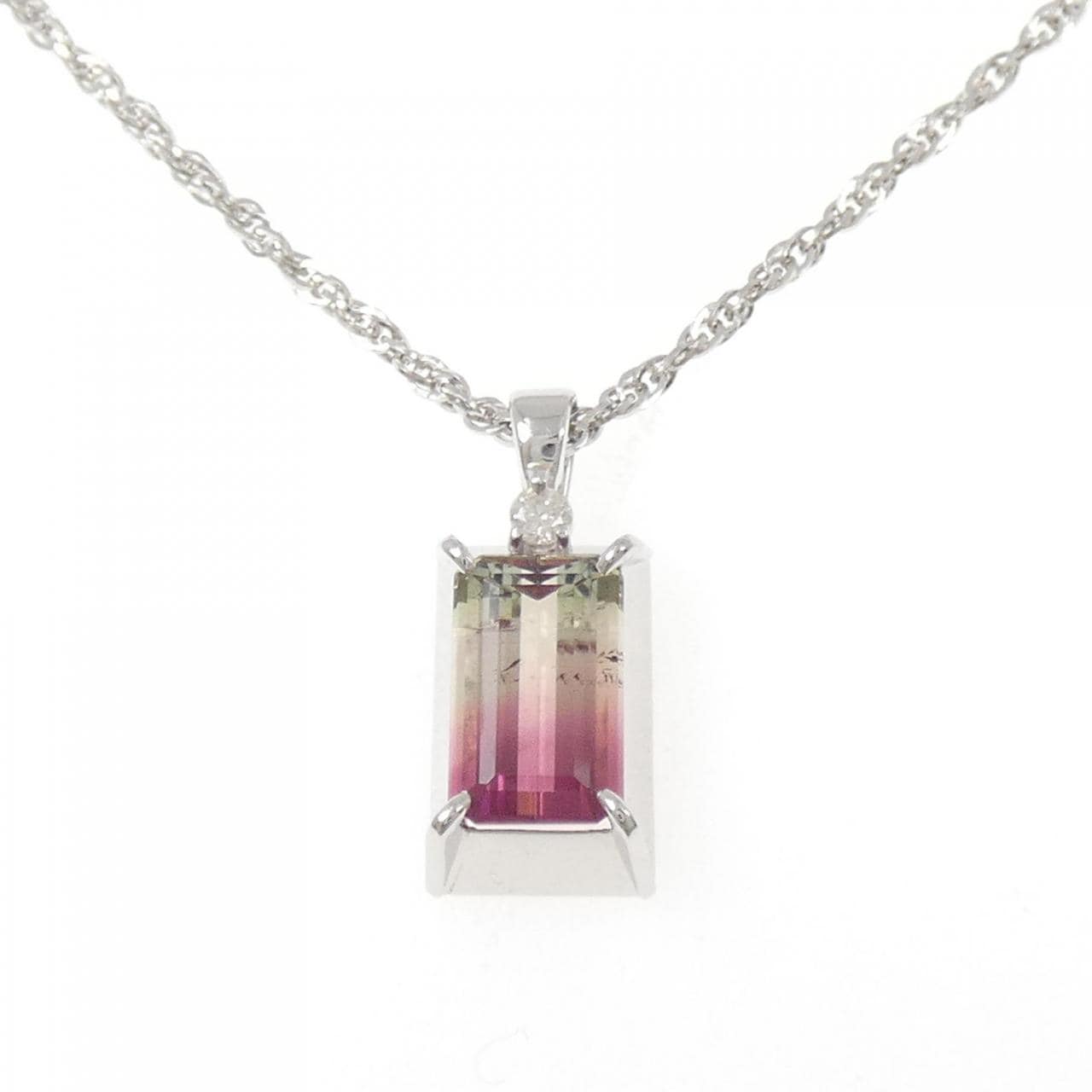 PT900/PT850 トルマリン ネックレス 3.72CT