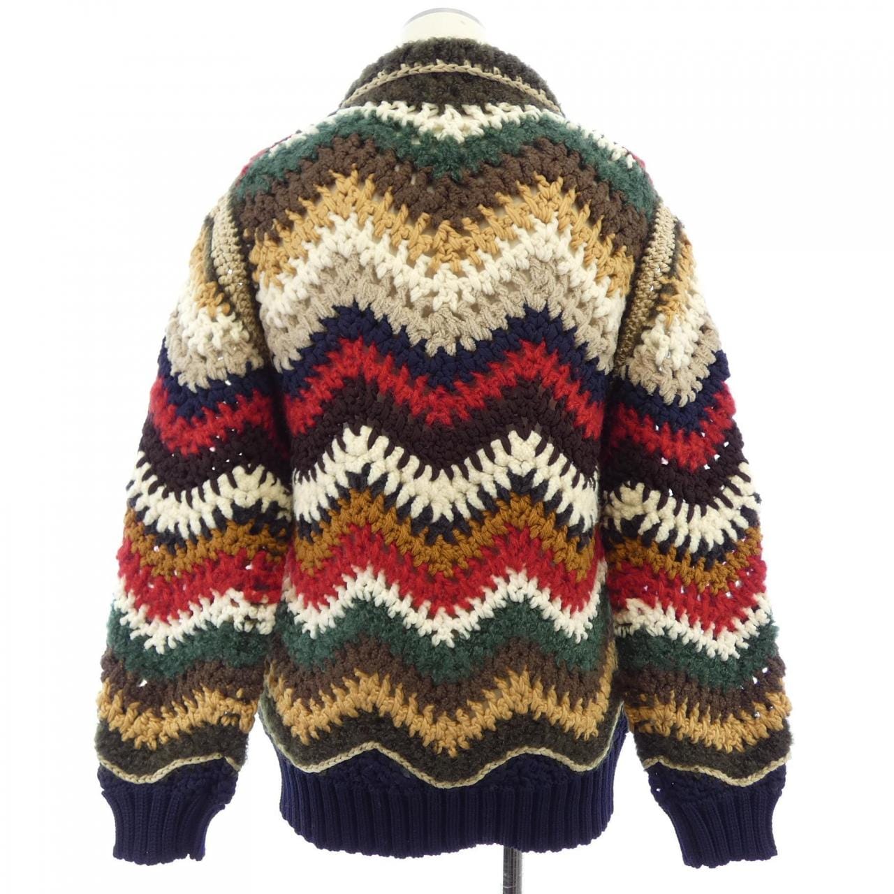 サカイ SACAI MIX CROCHET KNIT BLOUSON 26-04130M ジャケット