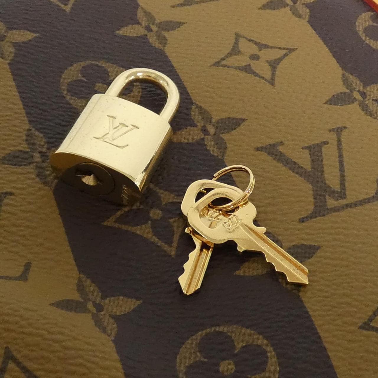 LOUIS VUITTON Monogram Stripe (LV Squared) Keepall Bandouliere 2022SS 50公分 M45967 波士頓包