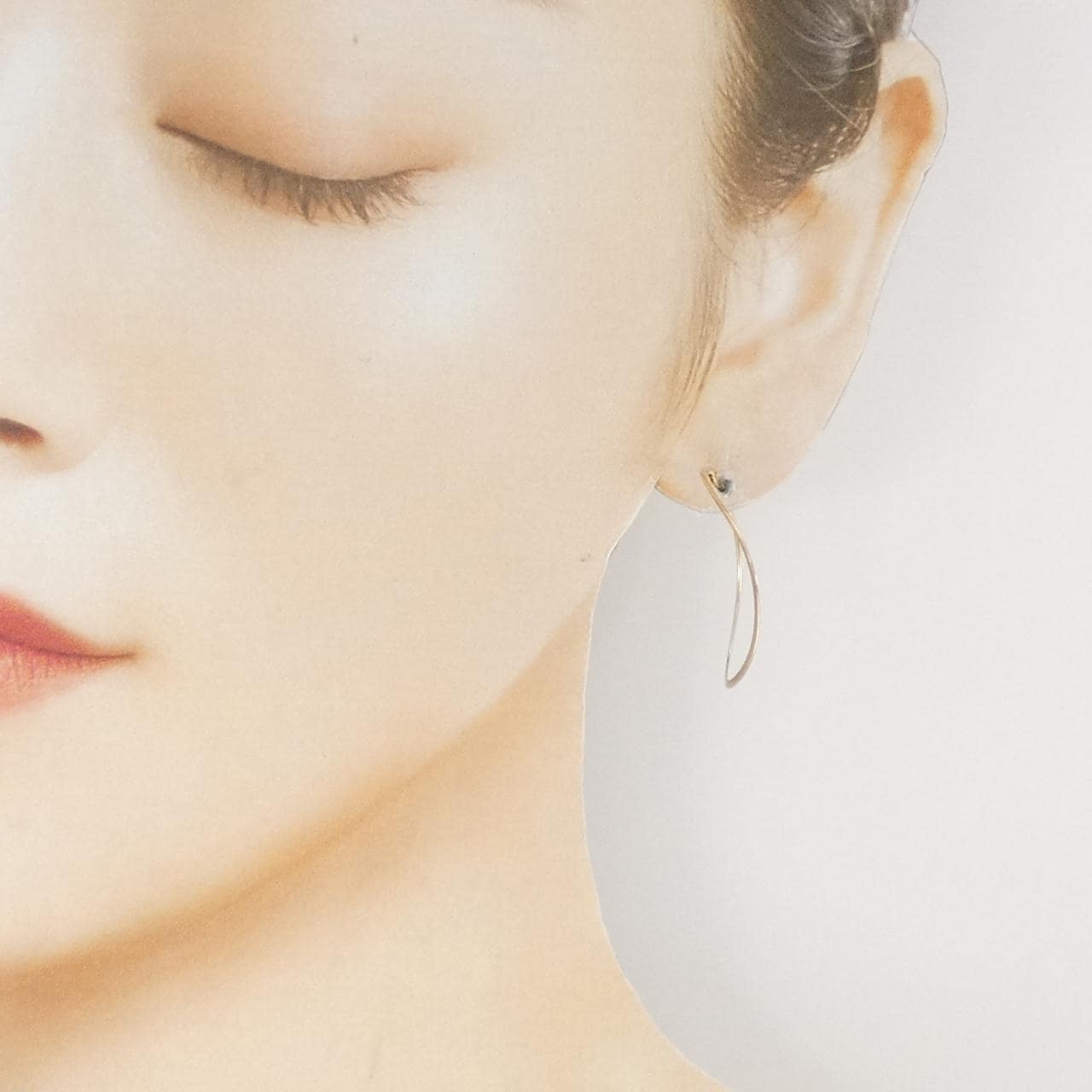 アガット K10PG ピアス