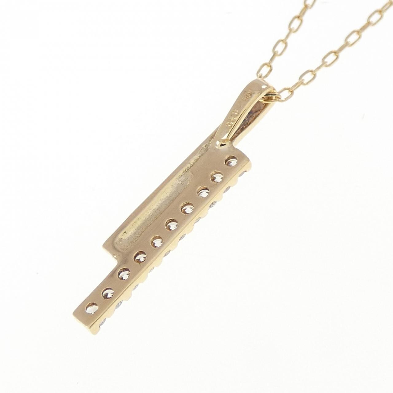 K18YG ダイヤモンド ネックレス 0.10CT