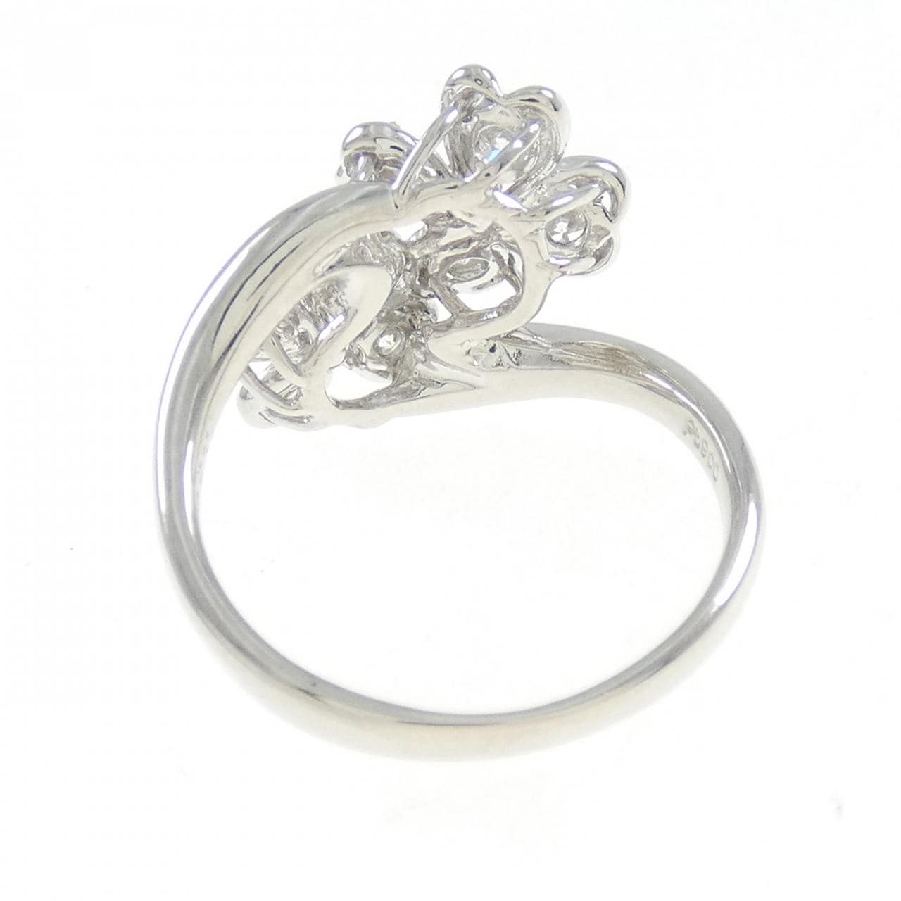PT フラワー ダイヤモンド リング 0.53CT