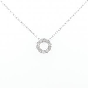 K18WG ダイヤモンド ネックレス 0.30CT