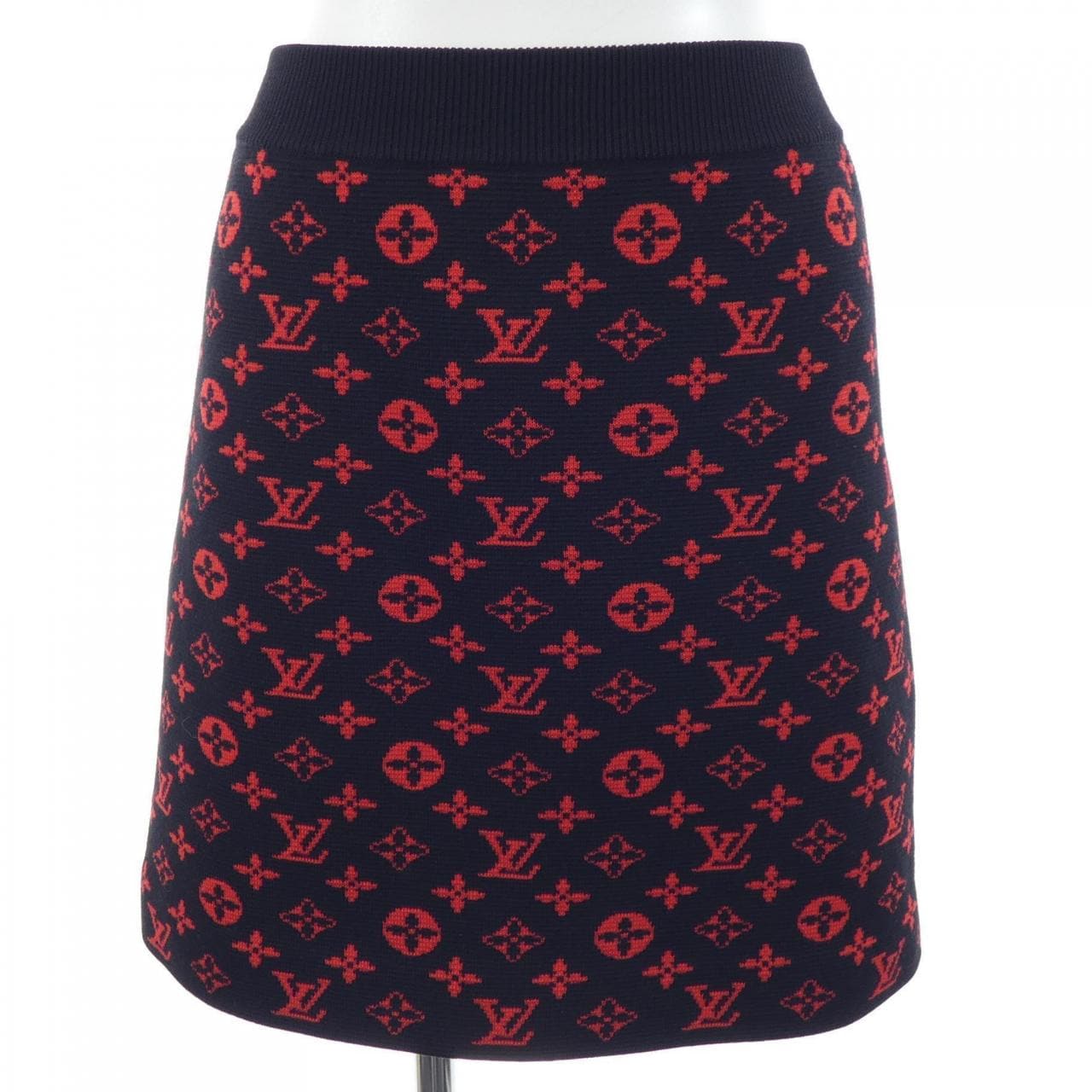 ルイヴィトン LOUIS VUITTON モノグラムウールニットAライン FJKZ03XZS スカート