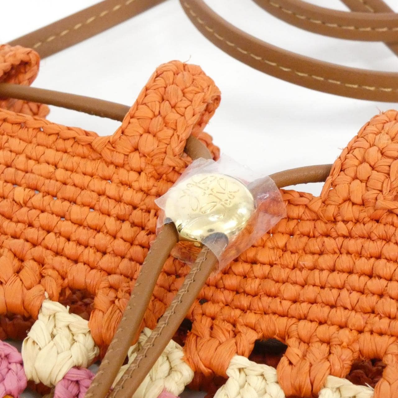 【新品】ロエベ DRAWSTRING POCKET CROCHET C630PHPX07 ショルダーバッグ
