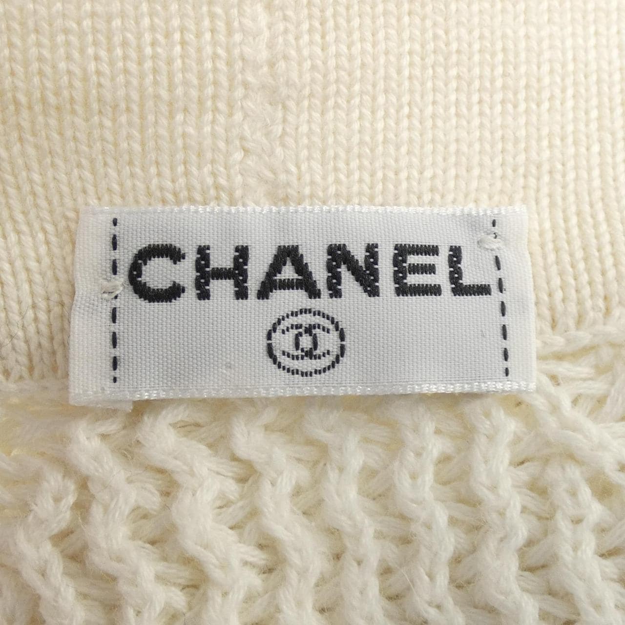 【ヴィンテージ】シャネル CHANEL スコットランド クローバーボタン カーディガン