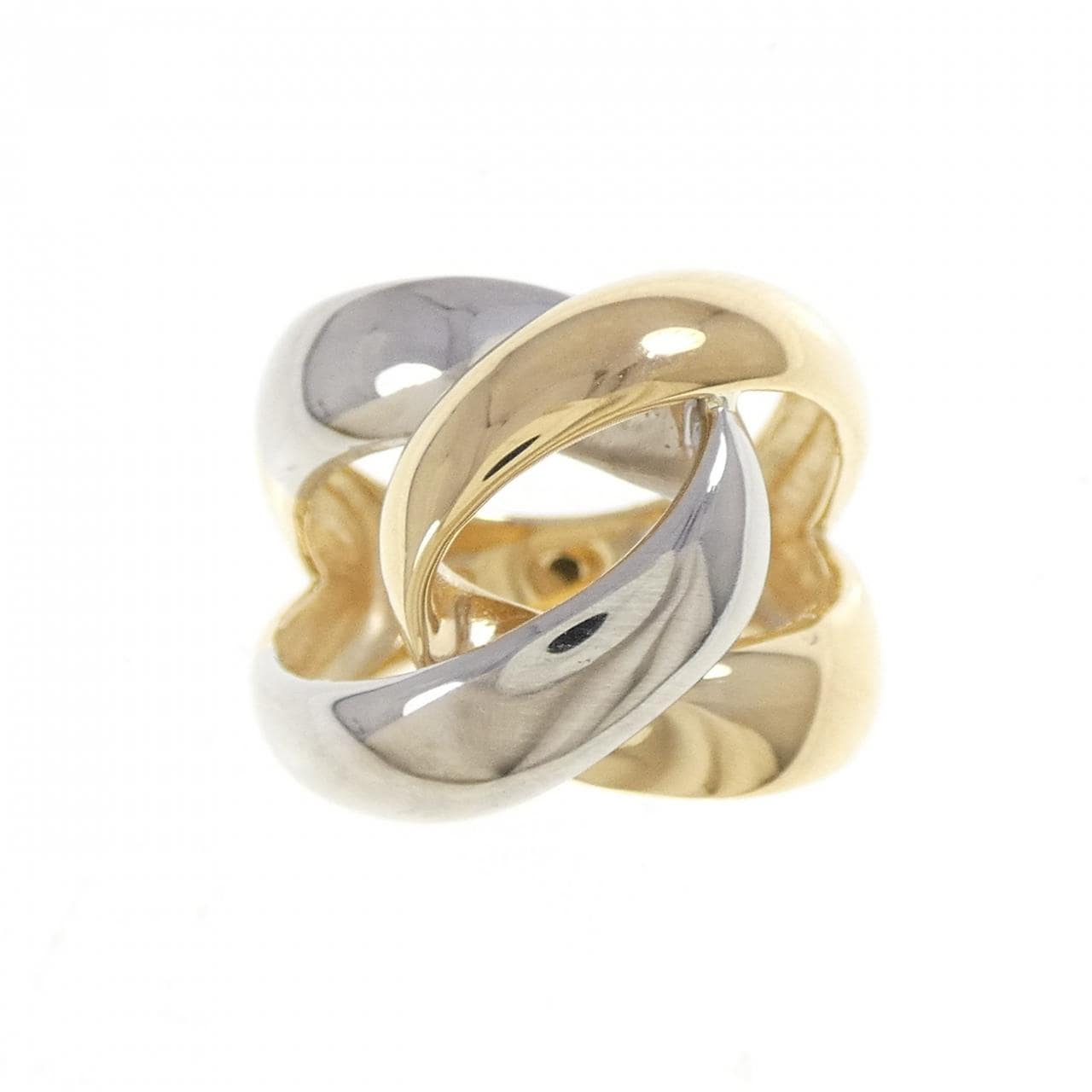 K18YG/PT900 リング