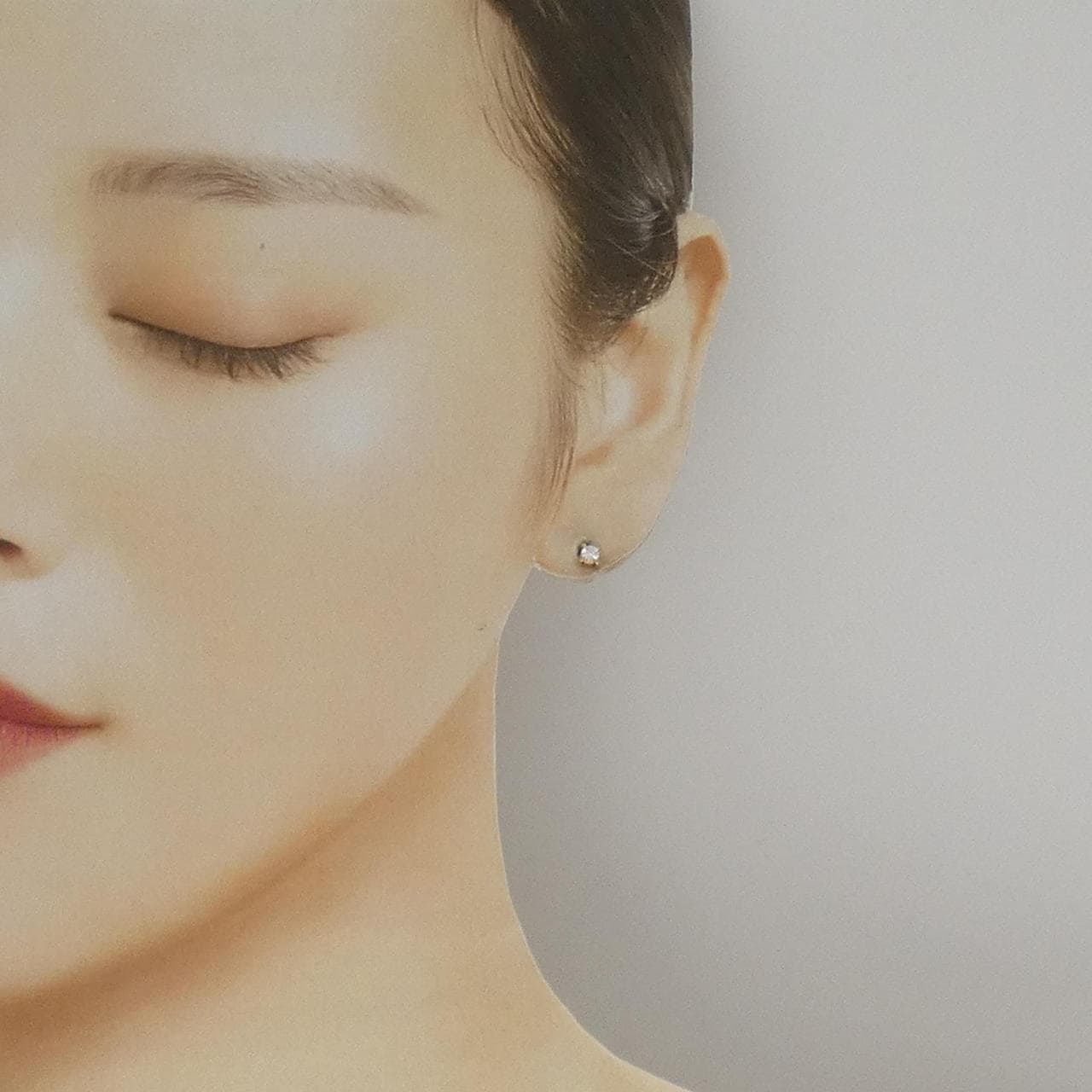 K18YG ダイヤモンド ピアス 0.24CT