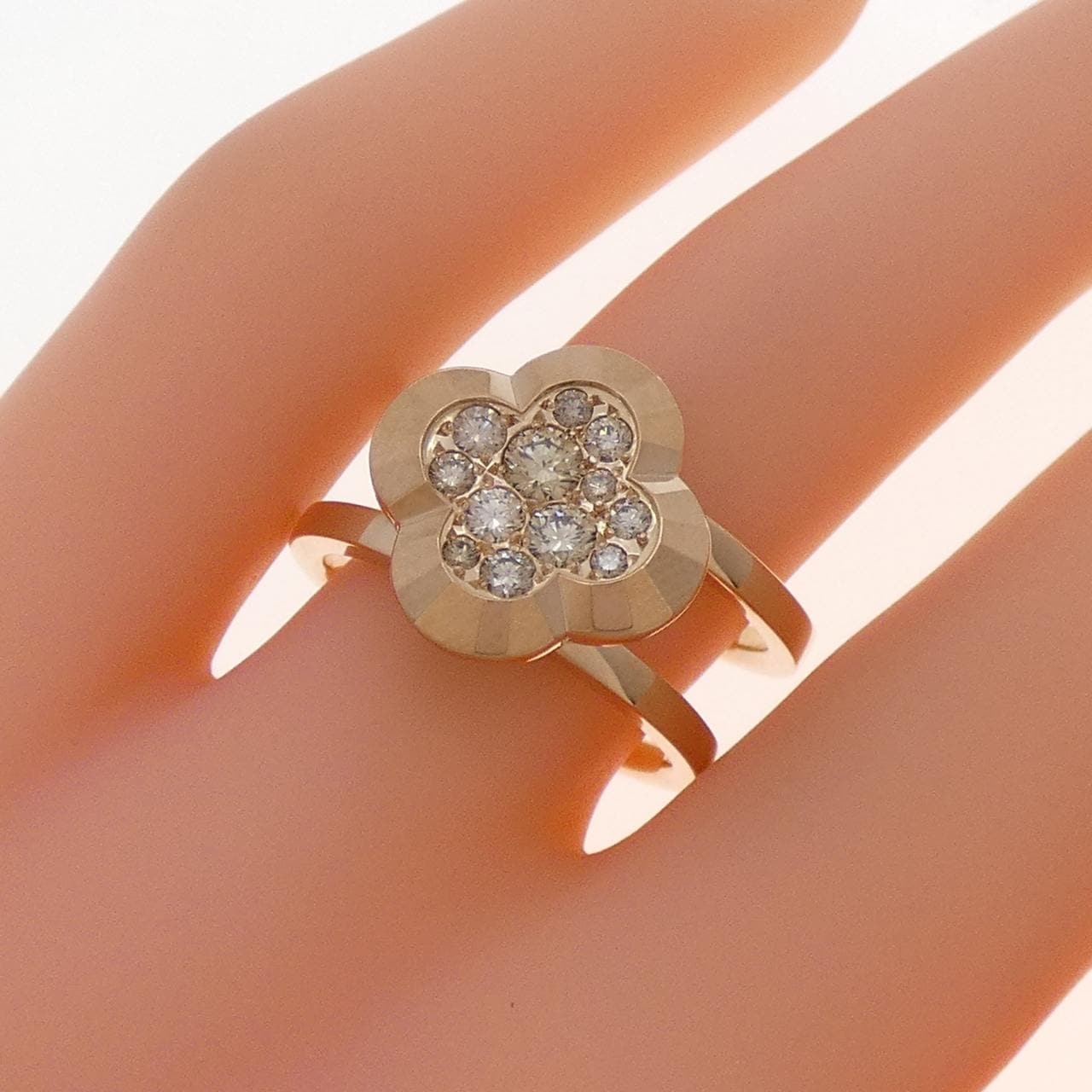 カシケイ モティーフ リング 0.40CT